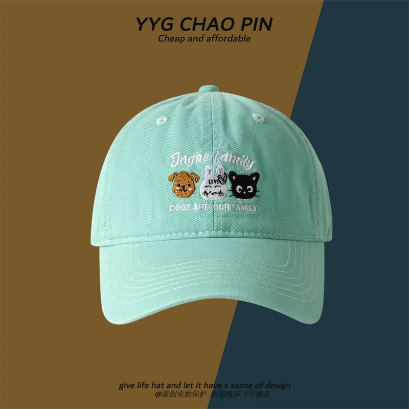 Cartoon Embroidered Cap Baseball