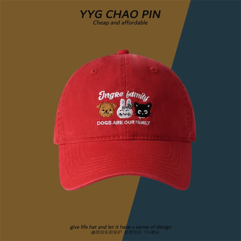 Cartoon Embroidered Cap Baseball