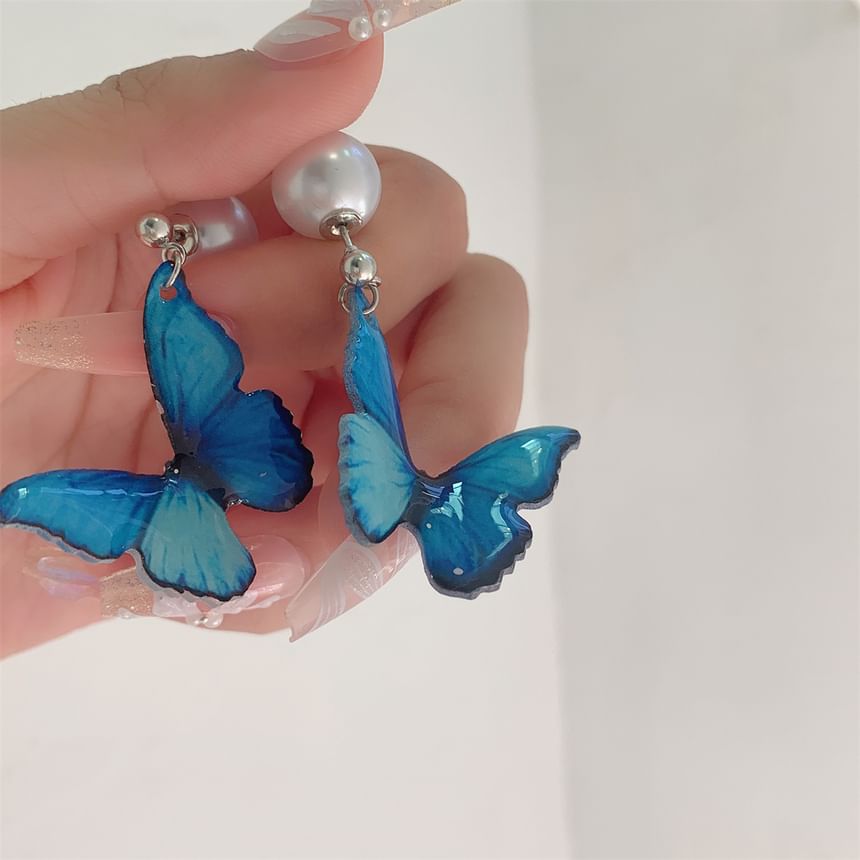 Butterfly / Earring Hook Drop Clip-On