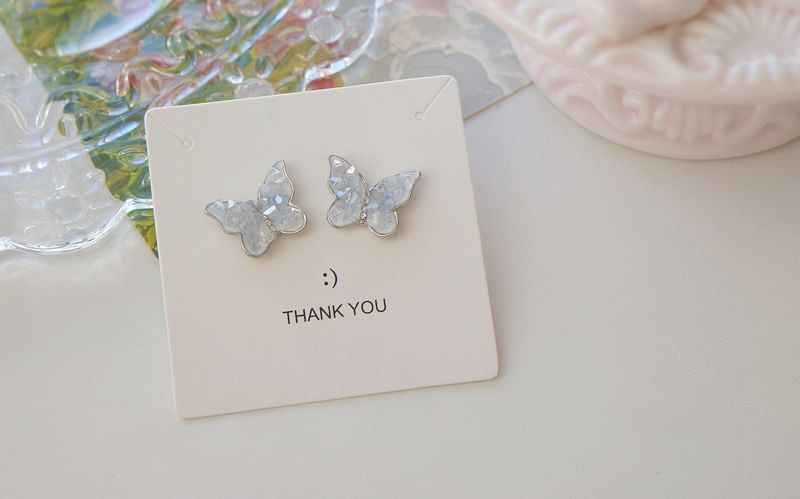 Clip-On / Butterfly Earring Faux Stud Crystal Ear