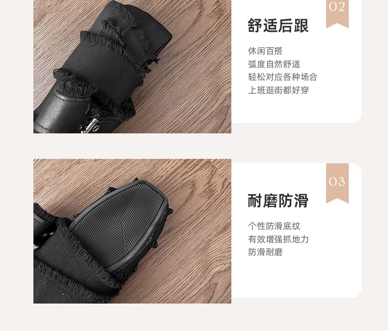 Buckled Ballet Plain Flats