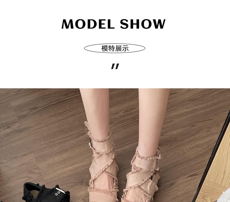 Buckled Ballet Plain Flats