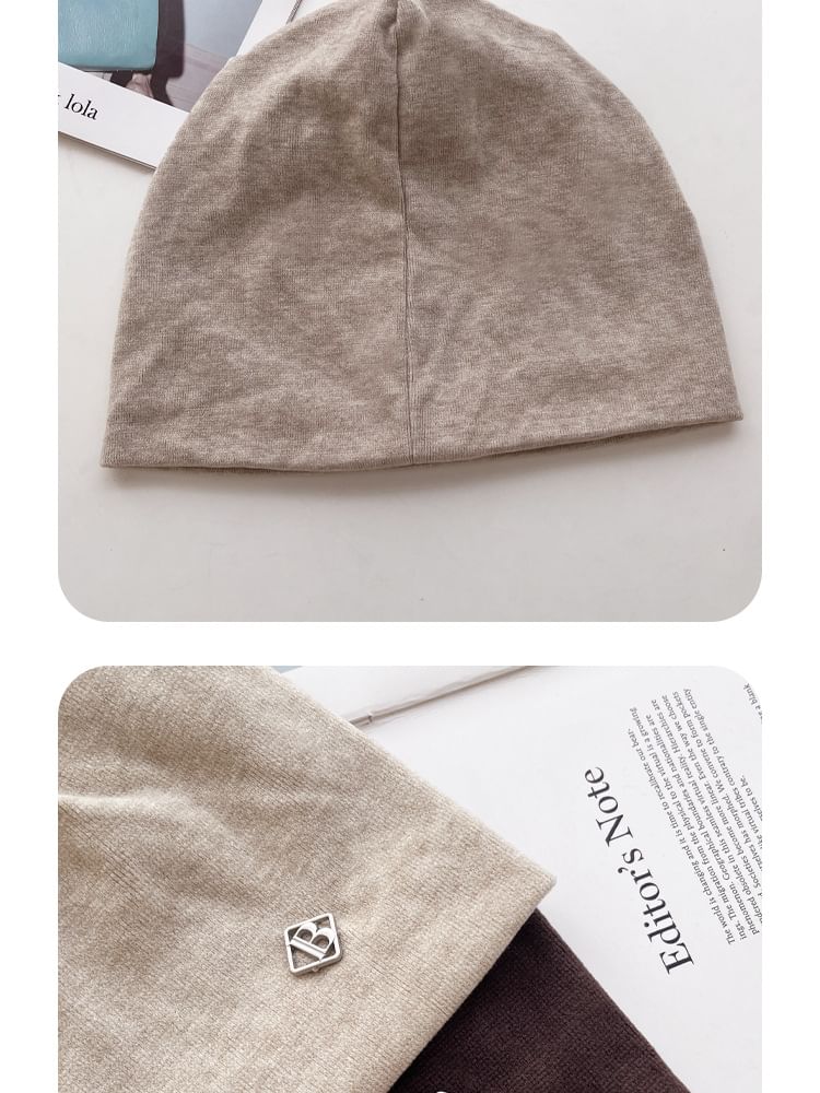 Lettering Accent Beanie