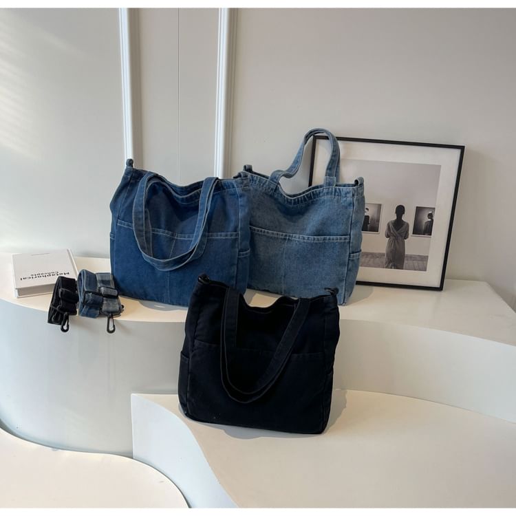 Bag Crossbody Denim Washed
