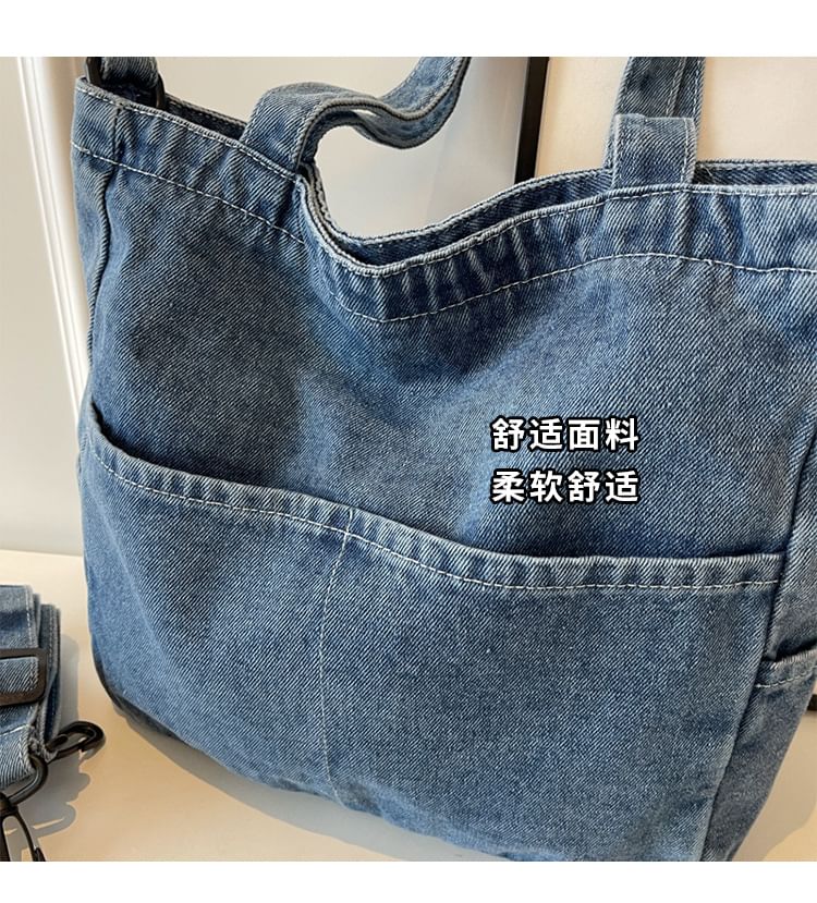 Bag Crossbody Denim Washed