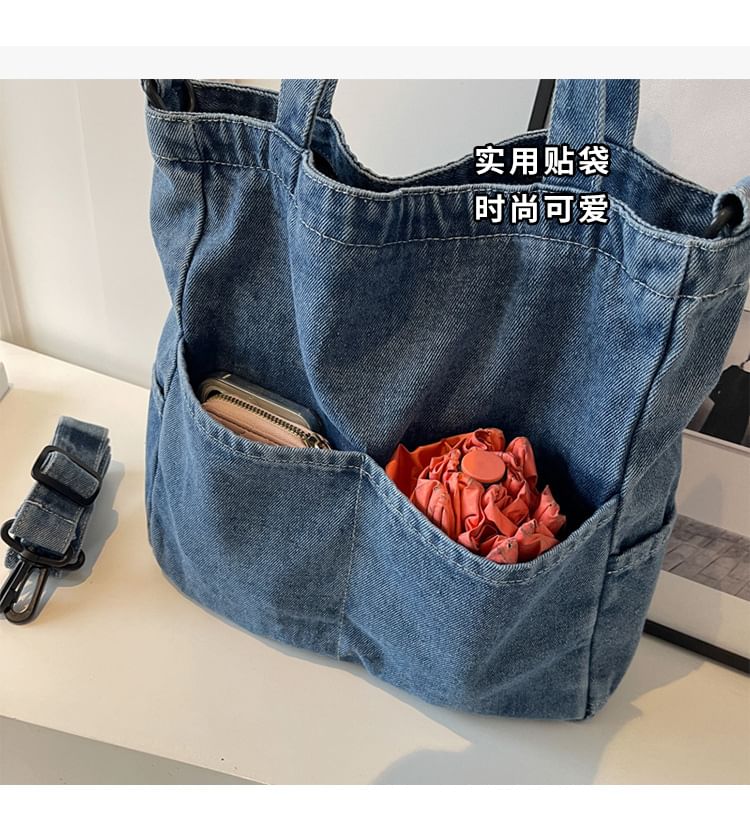 Bag Crossbody Denim Washed