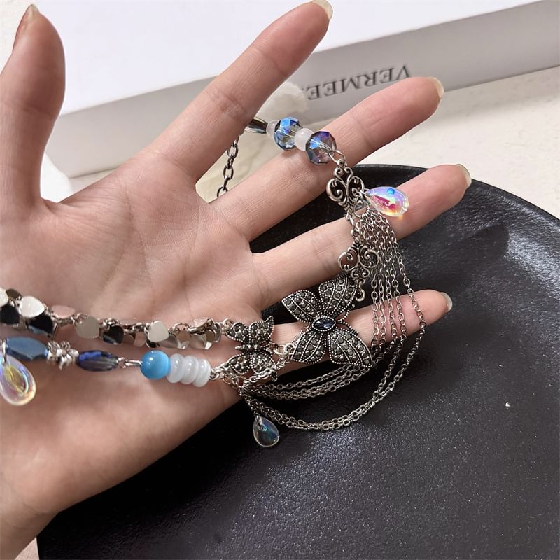 Butterfly Necklace Layered