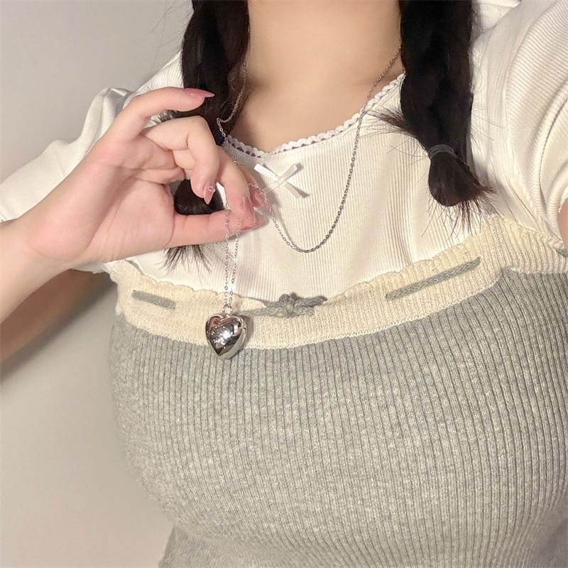 Heart Metallic Necklace