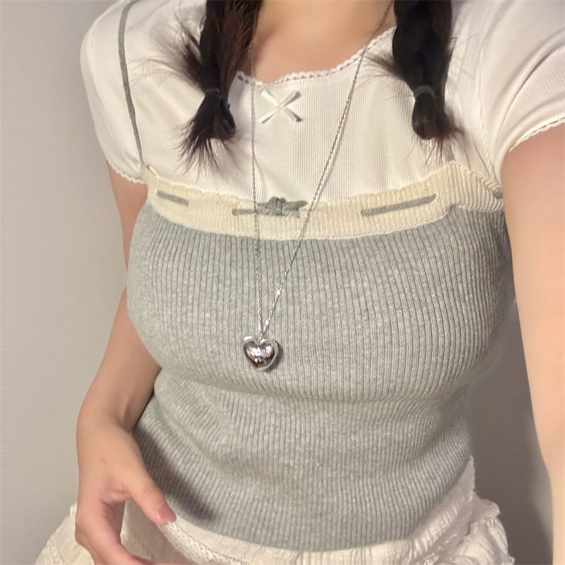 Heart Metallic Necklace