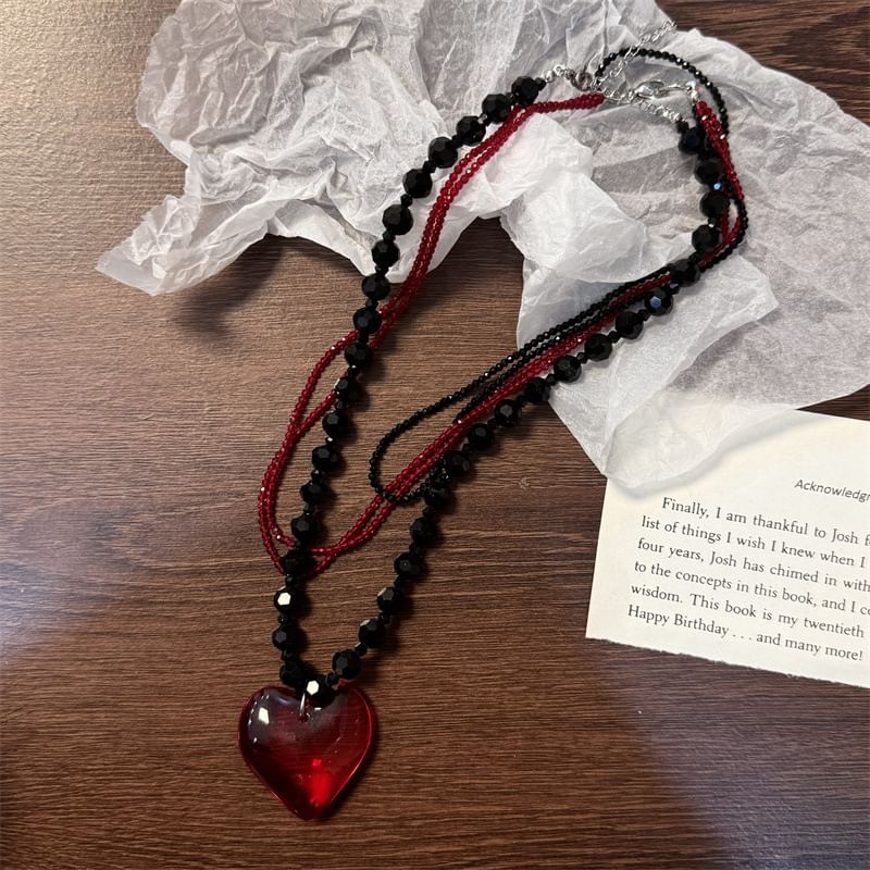 Layered Heart Necklace