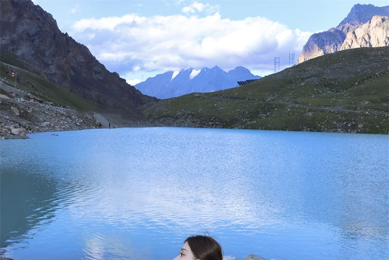 Midi Asymmetrical Plain A-Line Spaghetti Strap Dress