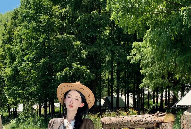 Dress Plain Trim A-Line Mini Lace Long-Sleeve Tiered