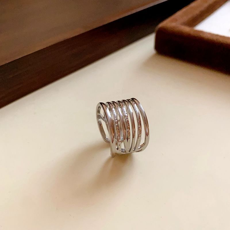 Open / Ring Rhinestone Alloy (Various Layered Designs)
