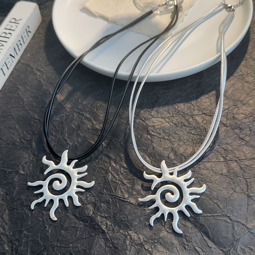 Sun Pendant Necklace