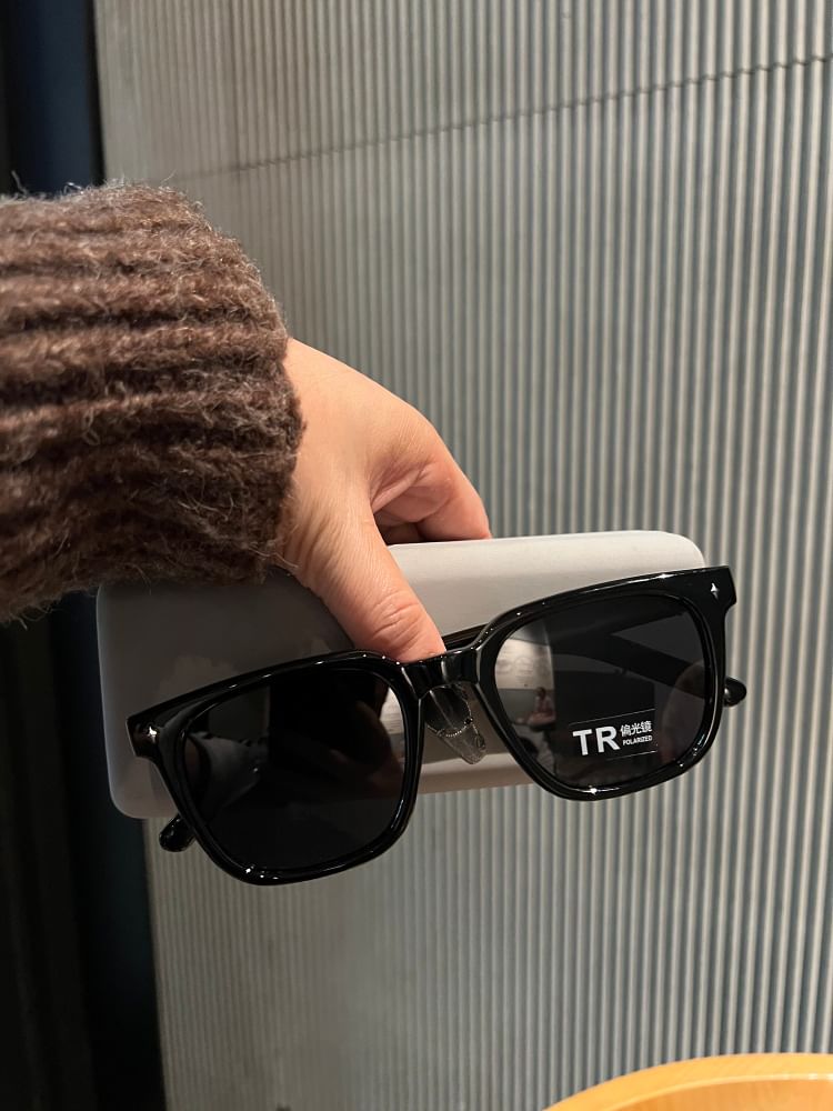 Square Frame Sunglasses Polarized