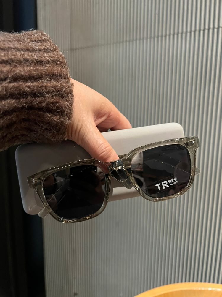 Square Frame Sunglasses Polarized