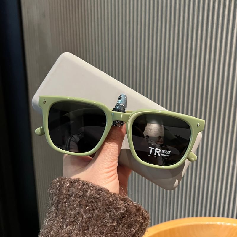 Square Frame Sunglasses Polarized