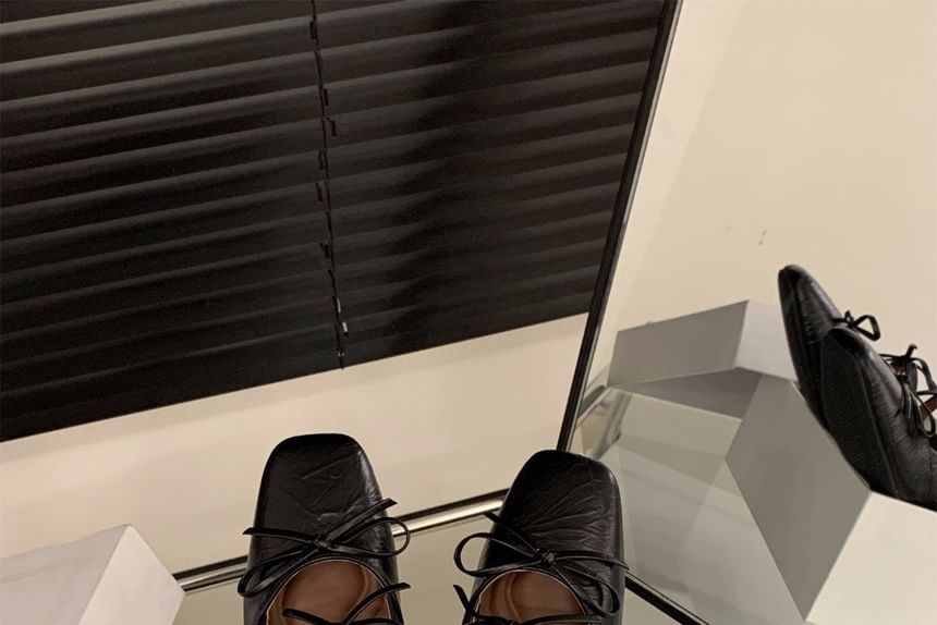 Toe Block Jane Pumps Heel Square Mary Bow