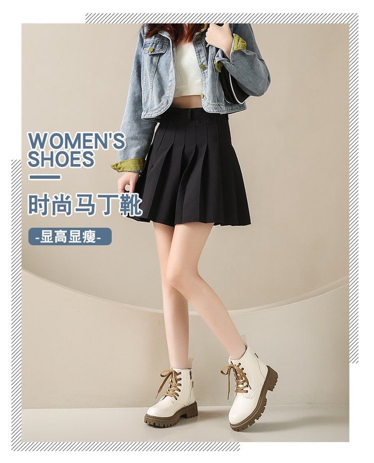 Boots Lace-Up Short