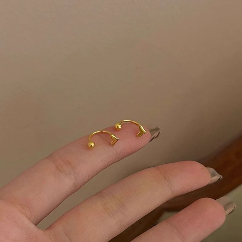 Alloy Earring Threader Heart