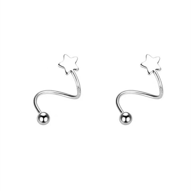 Star / Bead / Heart Alloy Ear Jacket