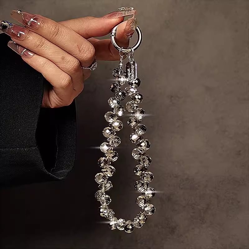 Faux Strap Crystal Phone