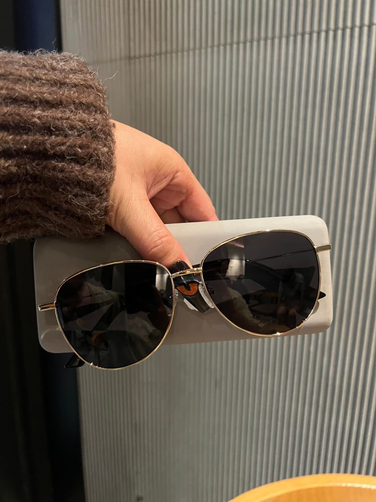 Frame Sunglasses Polished Metal