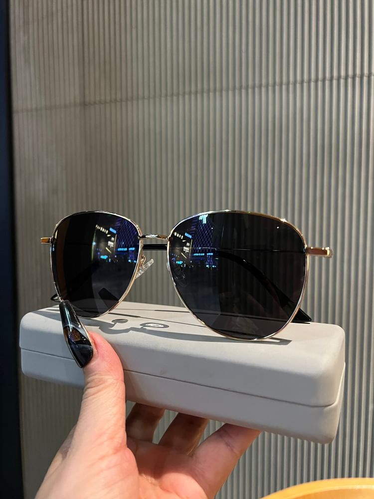 Frame Sunglasses Polished Metal