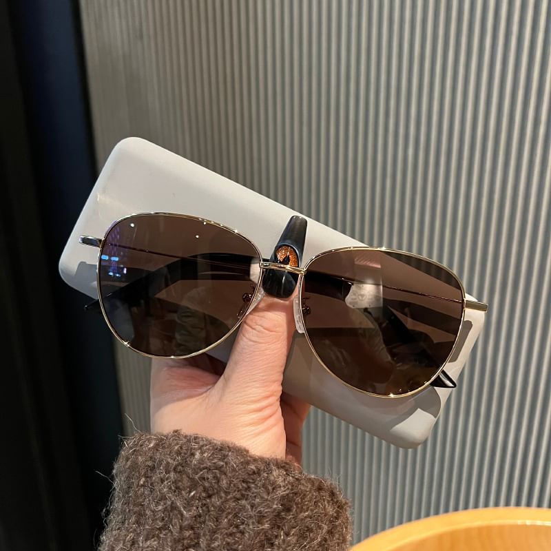 Frame Sunglasses Polished Metal
