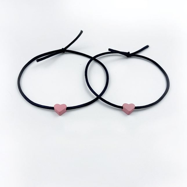 Set of 2: Heart Hair Tie