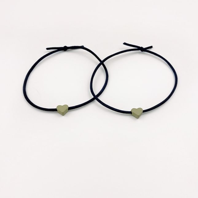 Set of 2: Heart Hair Tie