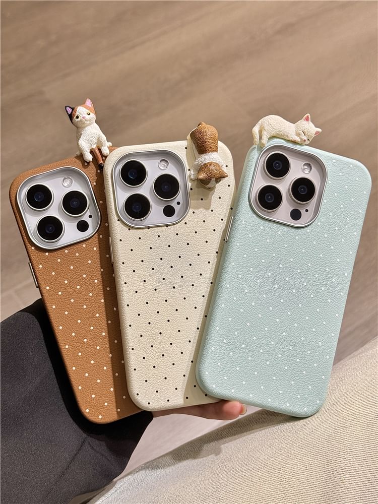 Polka Phone Dot Cat Case