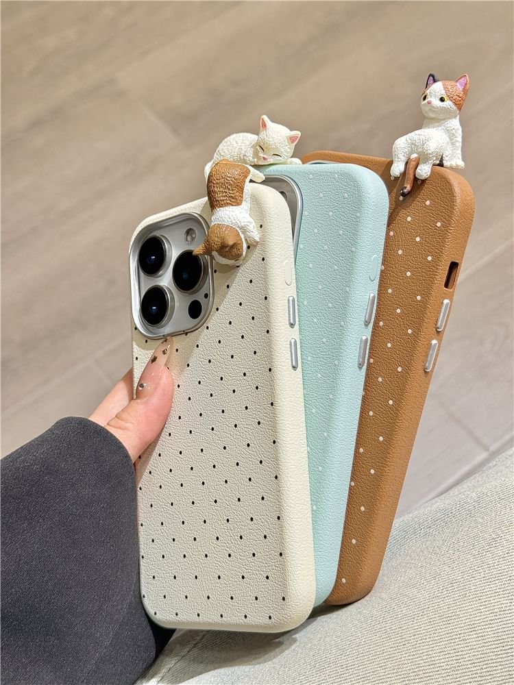 Polka Phone Dot Cat Case