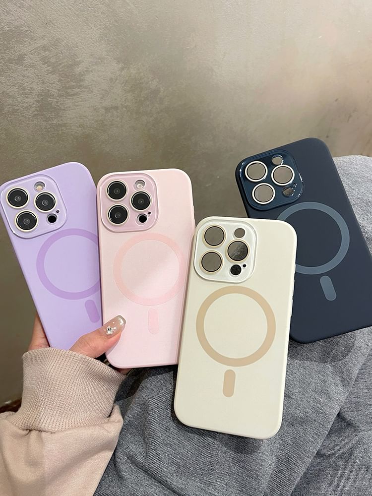 Magnetic Phone with (Compatible Plain Case MagSafe)