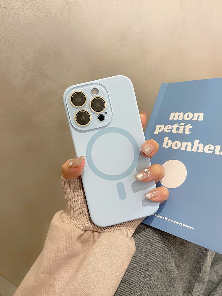 Magnetic Phone with (Compatible Plain Case MagSafe)