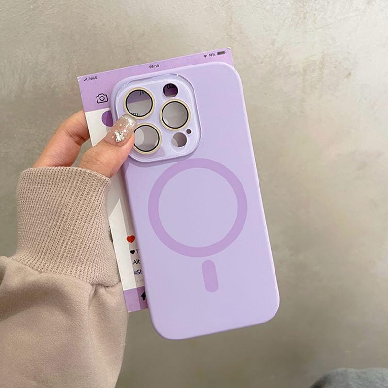 Magnetic Phone with (Compatible Plain Case MagSafe)