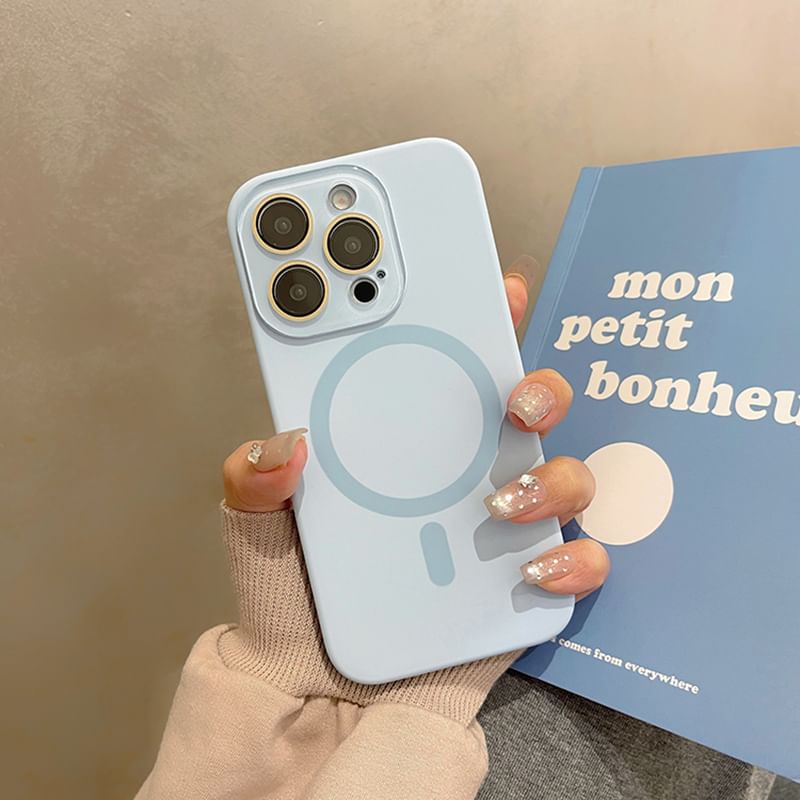 Magnetic Phone with (Compatible Plain Case MagSafe)