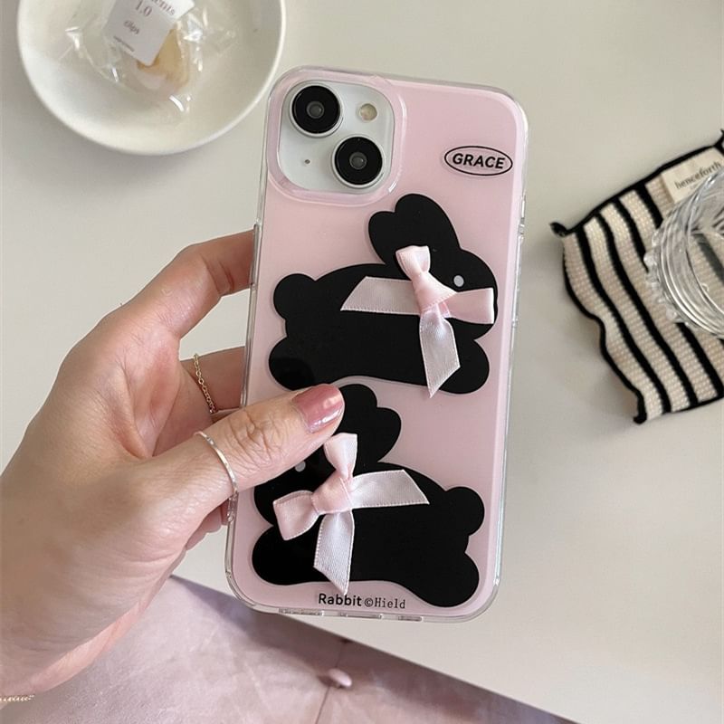 Rabbit Phone Ribbon Case