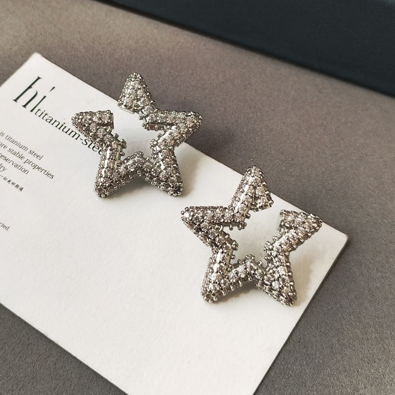 Star Hoop Earring