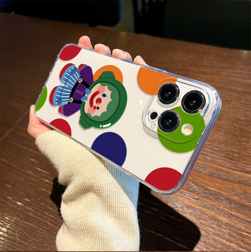 Transparent Phone Clown Case