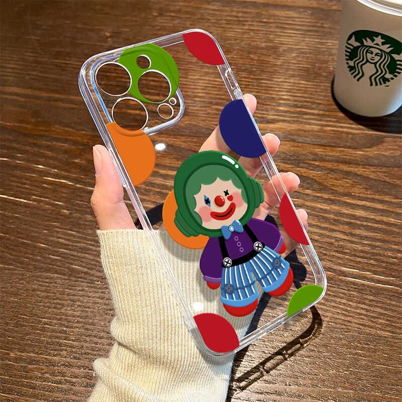 Transparent Phone Clown Case