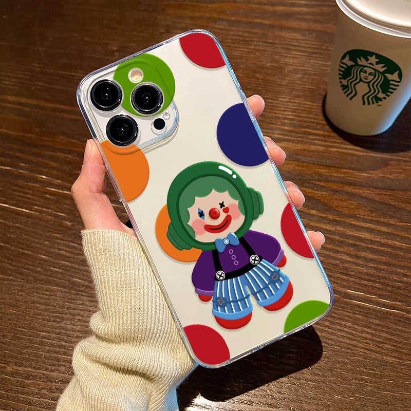 Transparent Phone Clown Case