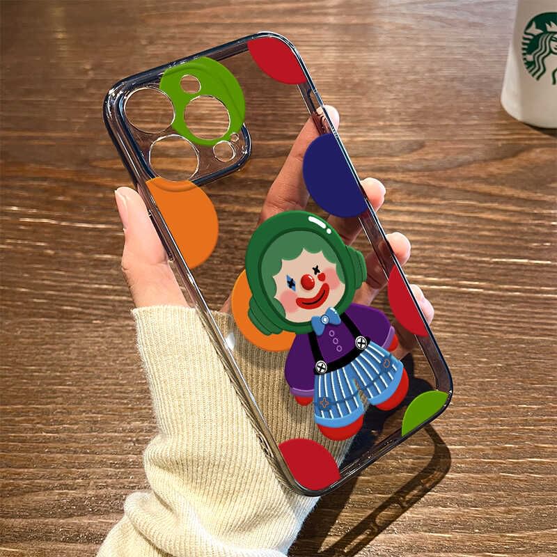 Transparent Phone Clown Case