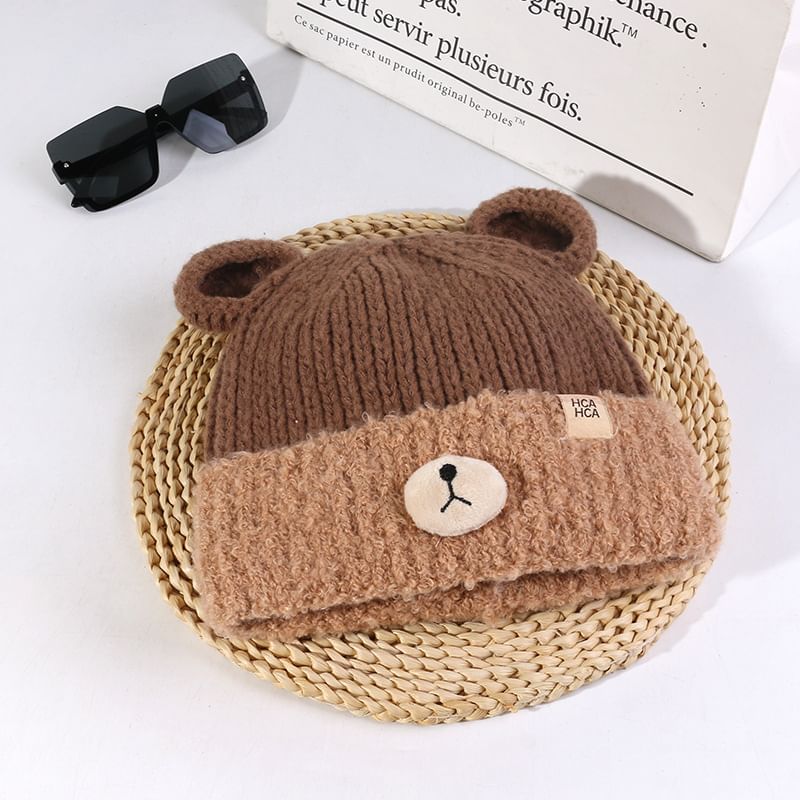 Bear Knit Beanie Ear