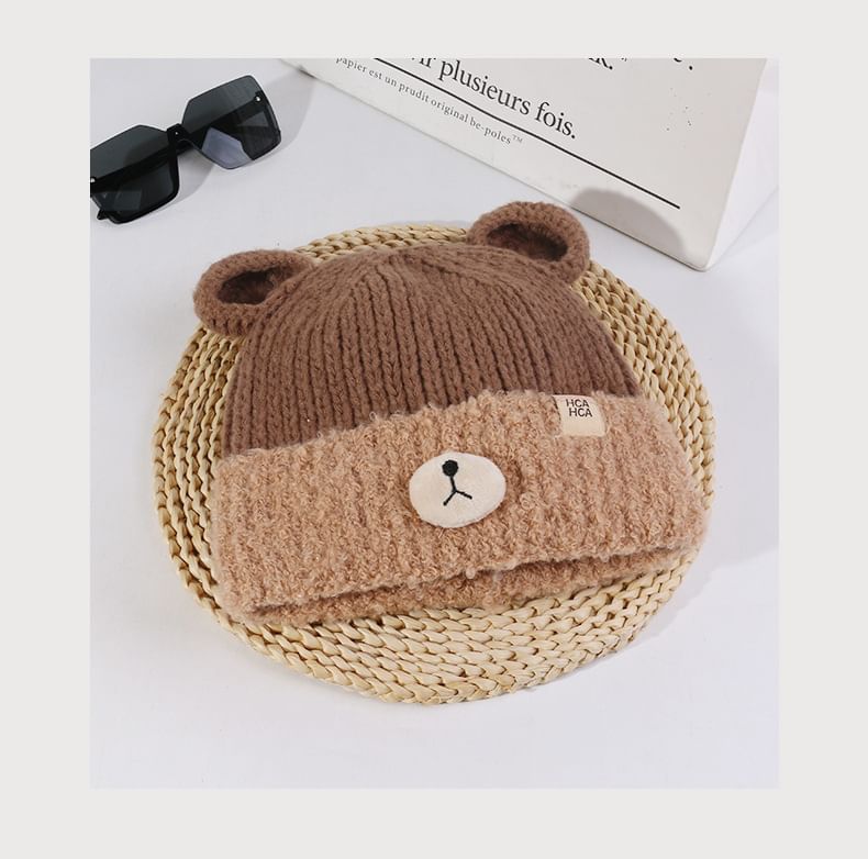 Bear Knit Beanie Ear