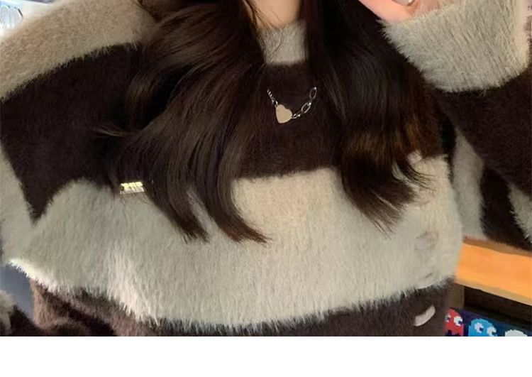 Knit Embroidered Lettering Beanie