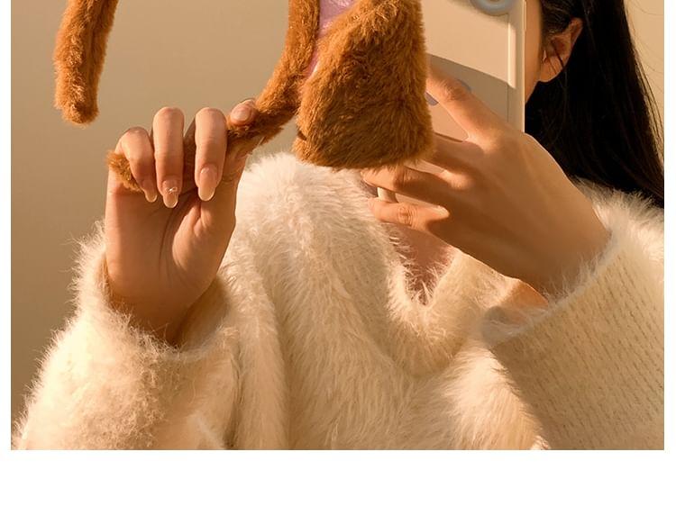 Headband Designs) Ear Chenille Animal (Various Face Wash