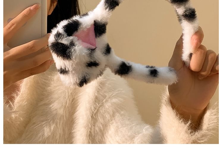 Headband Designs) Ear Chenille Animal (Various Face Wash