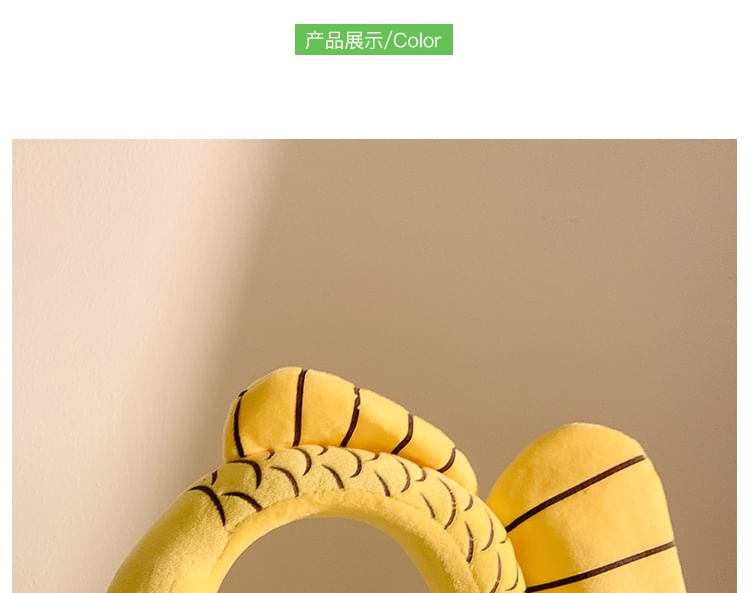 Fish Headband Face Chenille Wash