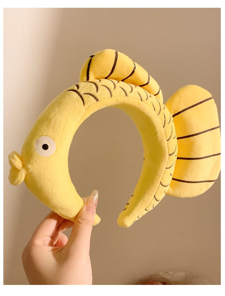 Fish Headband Face Chenille Wash